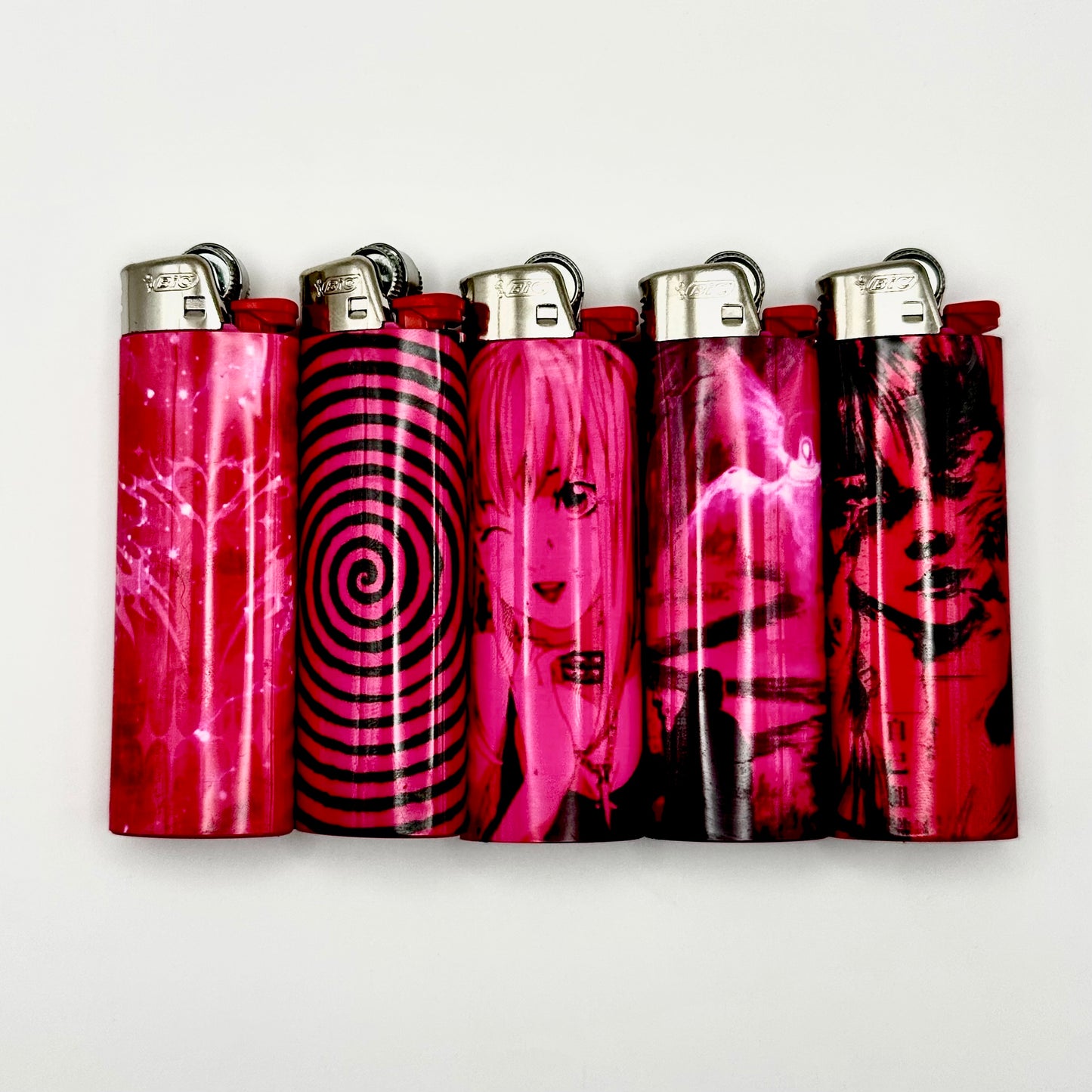 Pink lighters
