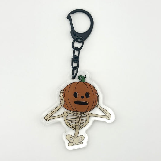 Pumpkin head 🎃 keychain